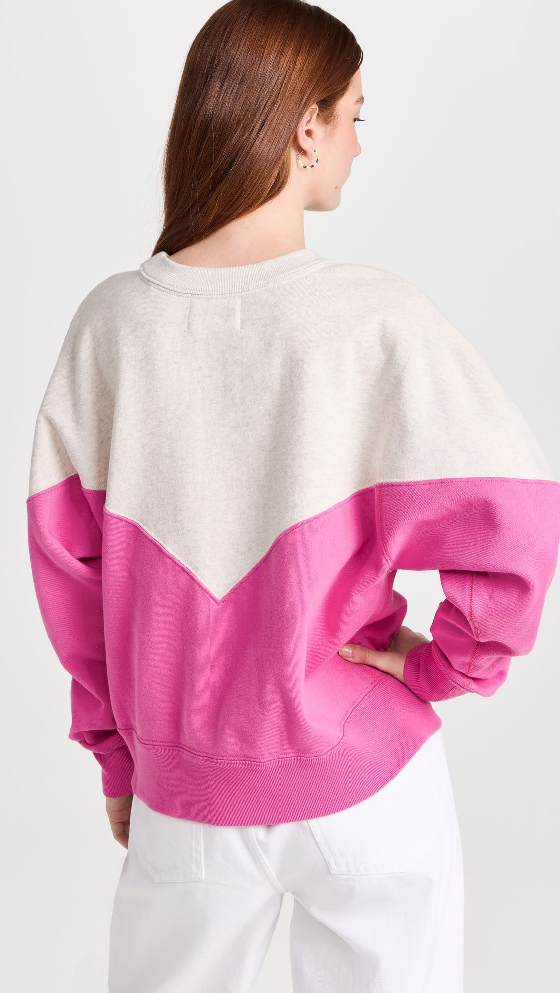 ODM Casual loose English letter hooded hoodie top