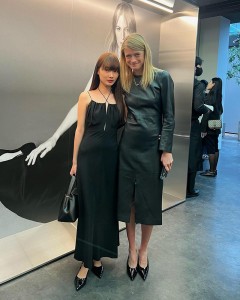 Custom bandage blackless straight black elegant maxi dress
