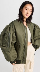 OEM cropped jacket Army green jacket