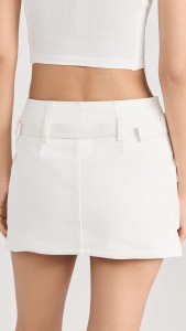 ODM White irregularly-designed Hottie sexy skirt