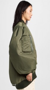 OEM cropped jacket Army green jacket