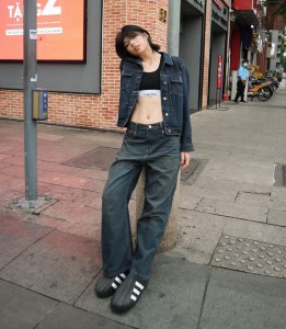 Womenswear Design Casual Crop Jacket 2 Piece Pants Set