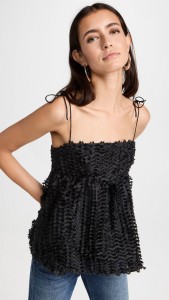Vintage Fringe Halter Vest Strapless Top