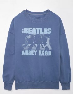 Oversized Beatles Graphic Sweatshirt