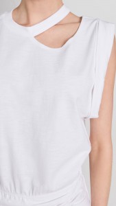Casual Hollow Out Sleeveless Wrap Mini Dress