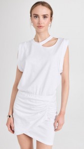 Casual Hollow Out Sleeveless Wrap Mini Dress