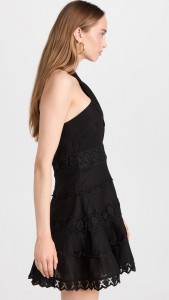 Sexy Sleeveless Hollow Out A-line Lace Mini Dress