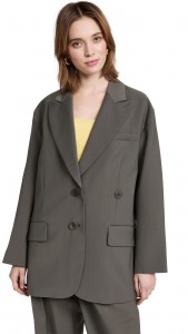 New Commuter Fashion Casual Diagonal Button Suit Jacket