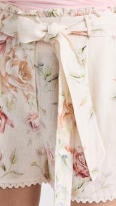Floral Print Set Long Sleeve Blazer & Shorts 2 Piece Set