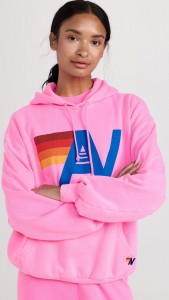 Casual Hooded Sweatshirt Letter Print Sporty Sweatshirt