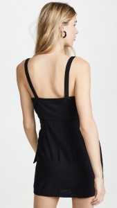 Sexy V-neck Ruffled High-waisted Slim-fit Halter Dress