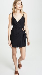 Sexy V-neck Ruffled High-waisted Slim-fit Halter Dress