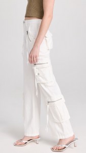 Zipper Feature Pocket High-waisted Cargo Pant