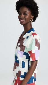 OEM Patchwork color block movement simple matching suit