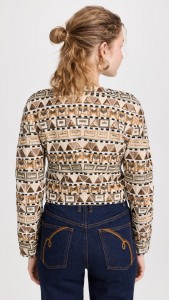 Made in china Round neck short fashion style long-sleeved coat