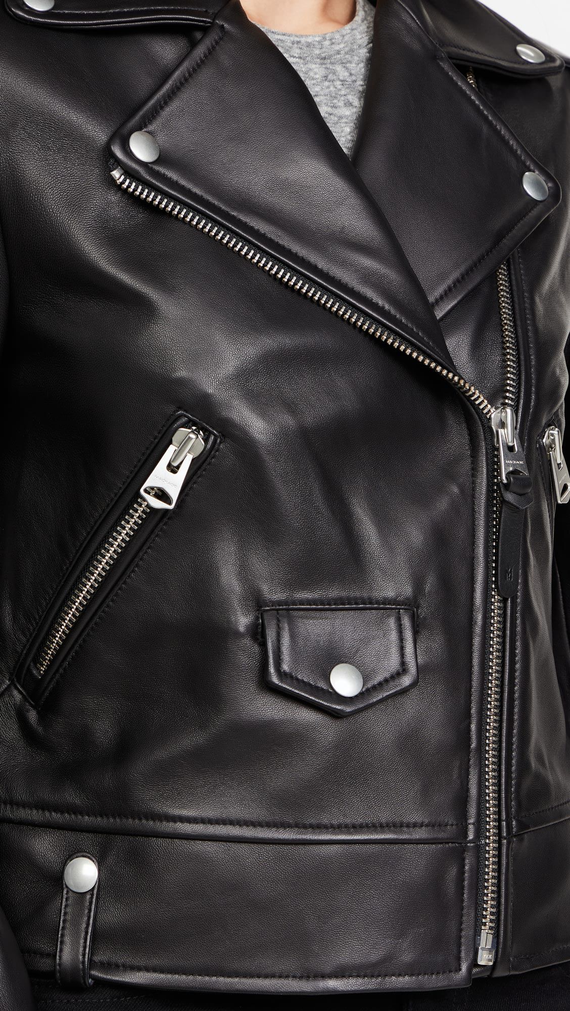 Jacket Manufacturer Leather Long Sleeve Lapel Short Jacket