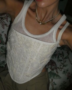 Factory made knitted print crop sexy sleeveless vest top