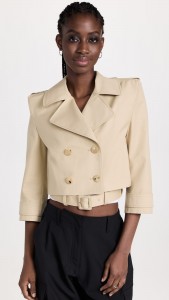 Fashion Casual Trench Coat Style Loose Short Jacket