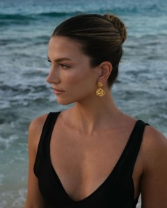 Lady custom halter black sexy deep V-neck midi dress