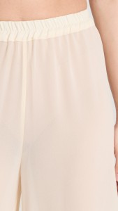 Factory wholesale feather casual simple fashion high waist pants