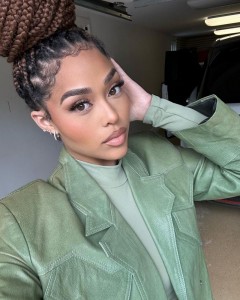 Custom army green leather pocket long coat