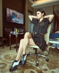 Custom Short Suit Pleated Skirt 2 Piece Set