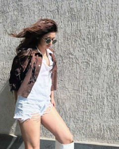 Women custom brown long sleeves fringed short coat