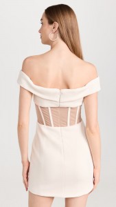 Sexy bodycon dress hollow out off shoulder mini dress