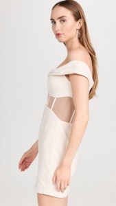 Sexy bodycon dress hollow out off shoulder mini dress