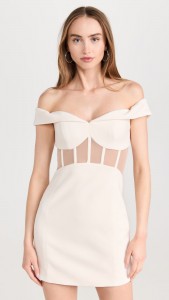 Sexy bodycon dress hollow out off shoulder mini dress