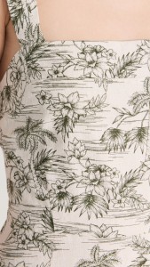 Factory custom Ink print slimming waist a-line halter midi dress