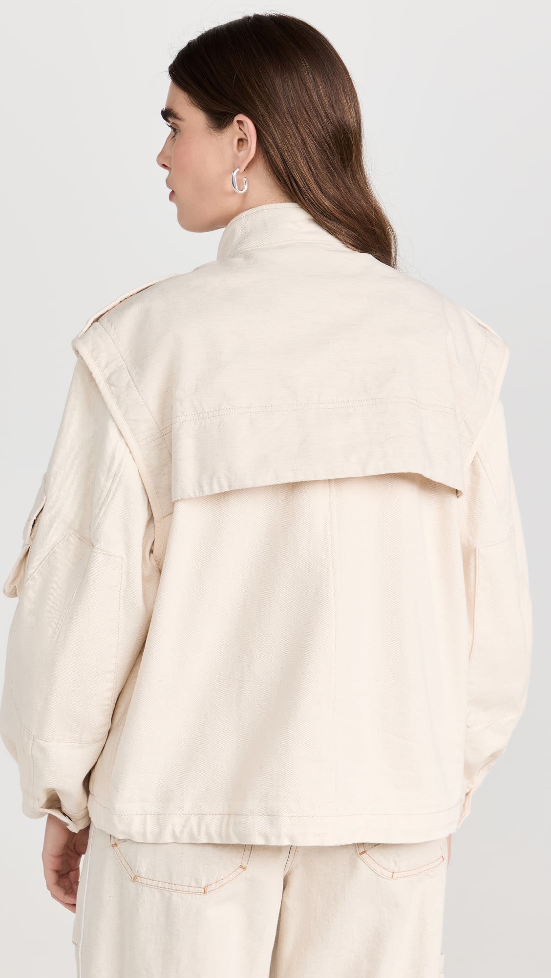 ODM Loose stylish zipper pocket jacket