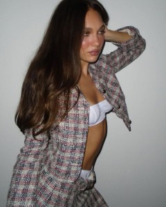 Plaid elegant short button coat mini skirt suit
