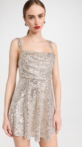 Sexy Evening Dress Sequin A-Line Spaghetti Strap Mini Dress