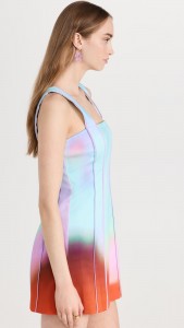 New Design Casual Tie-dye Halter Mini Dress