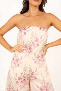GISELLE STRAPLESS JUMPSUIT – OFF WHITE