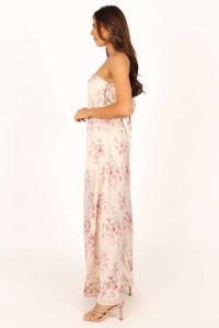 GISELLE STRAPLESS JUMPSUIT – OFF WHITE