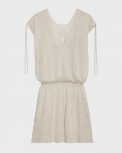 Knit Dress with intarsia wing motifs