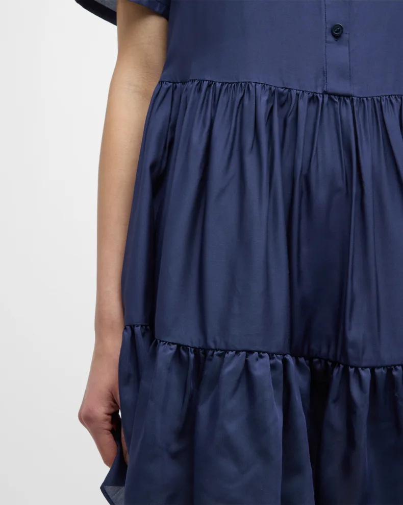 Short-Sleeve Tiered Mini Dress (7)