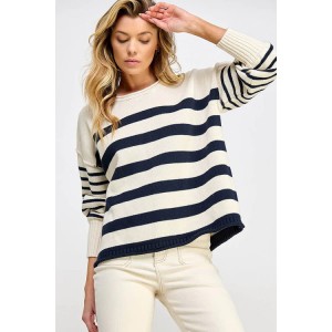Striped Pullover Sweater