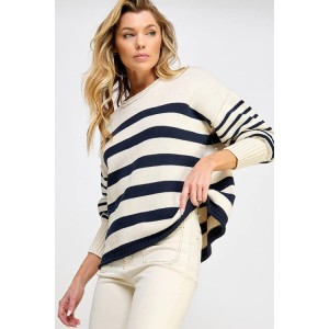 Striped Pullover Sweater
