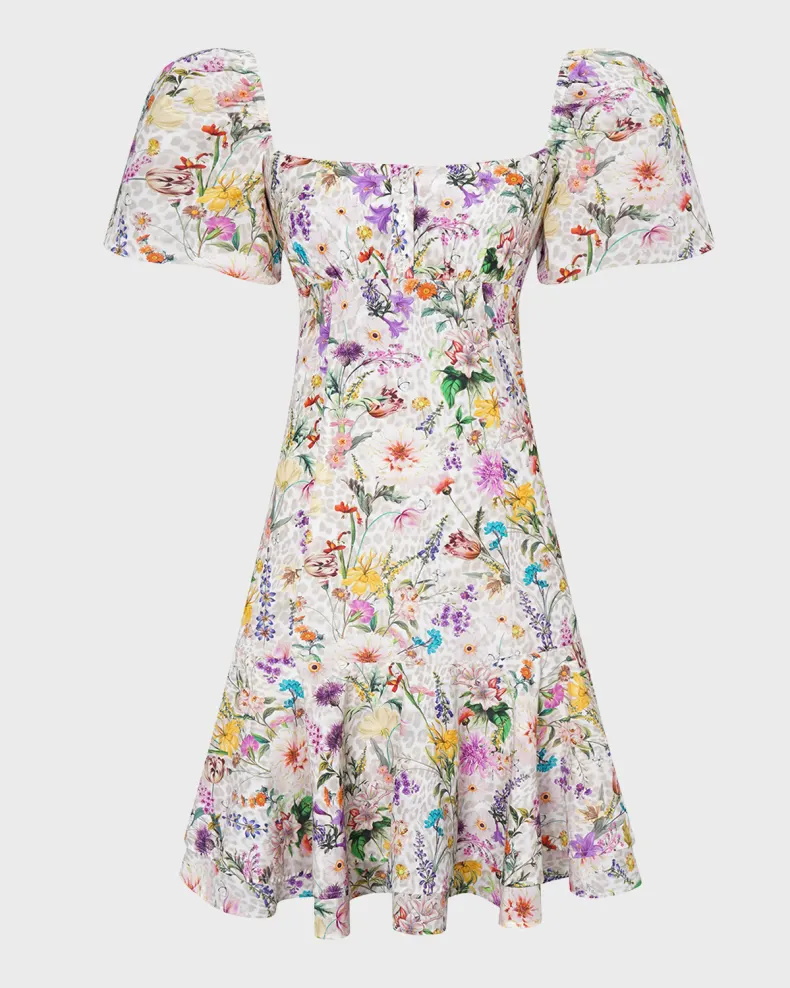 Vibrant Jardine floral print dress  (1)