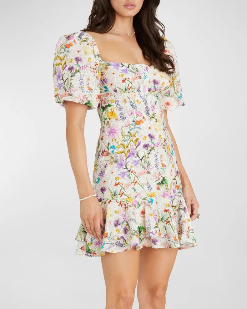 Vibrant Jardine floral print dress  (2)