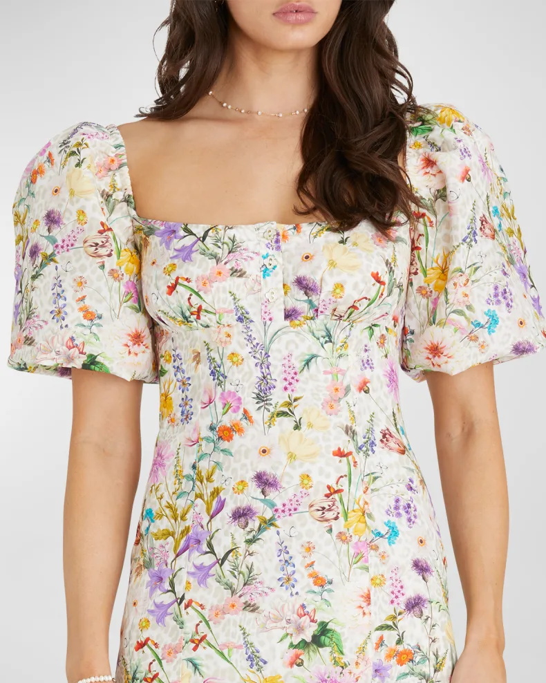 Vibrant Jardine floral print dress  (5)