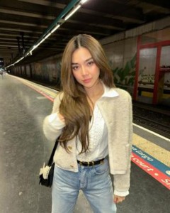 Factory made crew neck button pockets crop popular casual coat